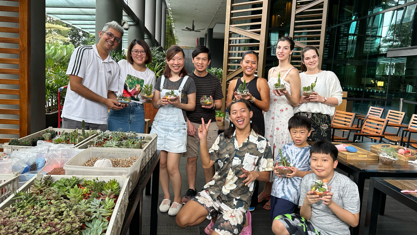 Succulent Terrarium Workshop